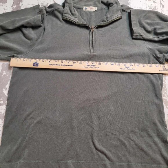 2353 J. Crew Men's Green 1/4 Zip Pullover Size XL - Picture 4 of 5